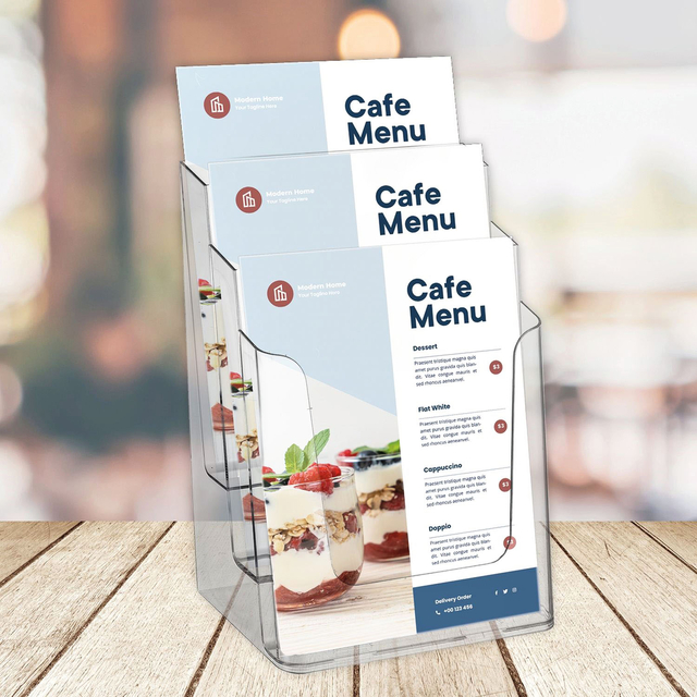 Brochure holder OPUS 2 3xA4