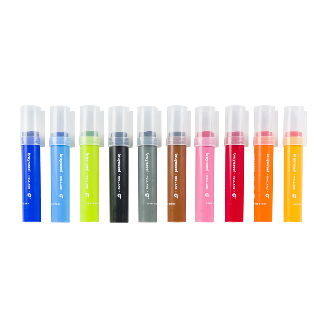 Stempelstift Bruynzeel Kids super set à 10 stuks assort