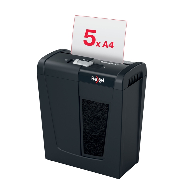 Papiervernietiger Rexel Secure S5 stroken 6mm