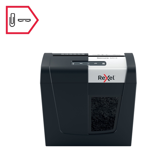 Papiervernietiger Rexel Secure MC3 P5 snippers 2x15mm
