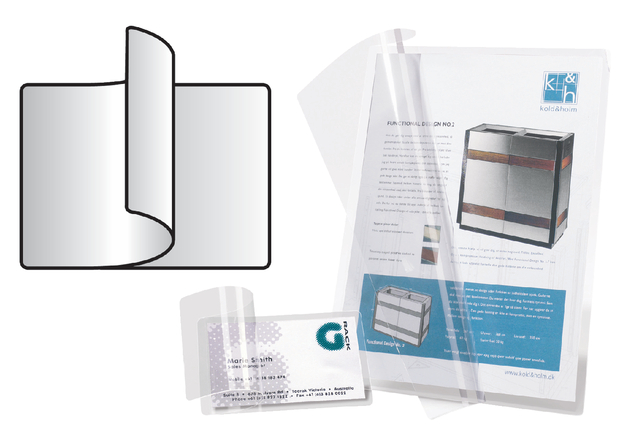 10x 3L self-laminating cards, 54x86mm