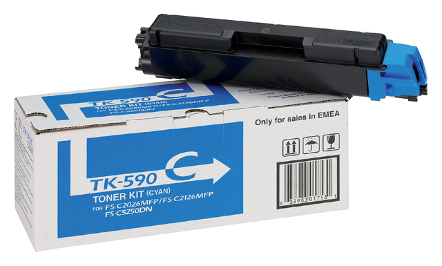 Kyocera Toner Cart Cyan TK-590C
