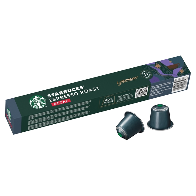 Koffiecups Starbucks espresso roast decaf 10 stuks