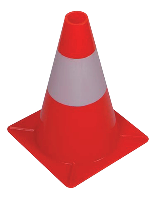 Alert cone 30cm red white