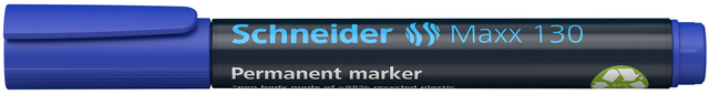 Permanent marker Schneider Maxx 130 rond 1-3mm blauw