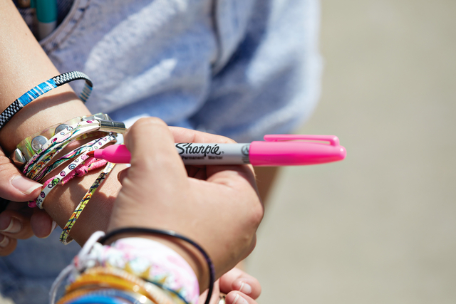 Viltstift Sharpie rond fijn assorti blister à 12 stuks