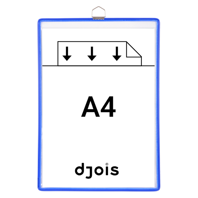 Zichtpanelenframe hangend Tarifold A4 blauw 5 stuks