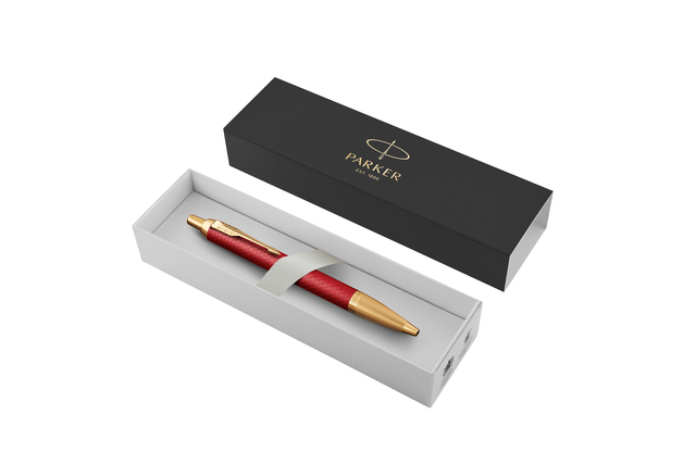 Balpen Parker IM Premium deep red medium blister à 1 stu