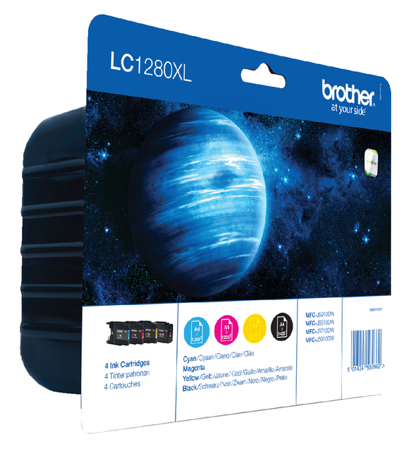 Brother LC1280XL I/Jet B/C/M/Y PK4