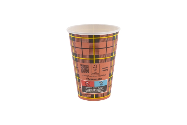 Cup 5% IEZZY 180ml cardboard scotty 100 pieces red
