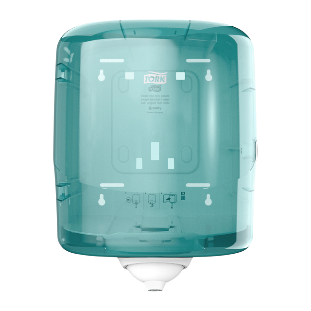 Dispenser Tork Reflex™ M4 performance line center feed white/turquoise 4731