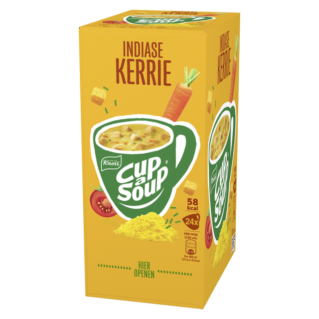 Cup-a-Soup Knorr Indiase kerrie 24x140ml