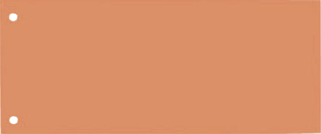 Elba 240x105mm dividers 190gsm card 2 holes orange pack 100