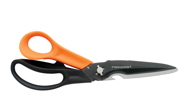 Schaar Fiskars Cuts+More Titanium multifunctioneel zwart