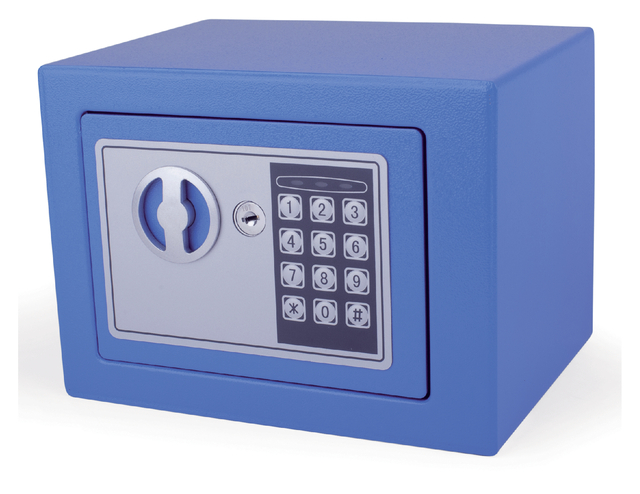 Safe Pavo mini electronic 230x170x170mm blue