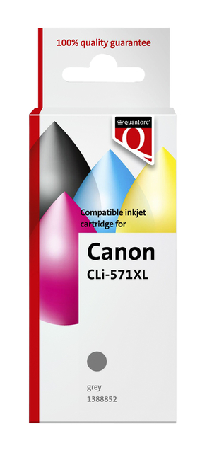 Inkjet cartridge Quantore Canon CL-571XL grey