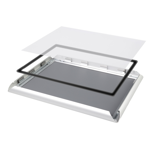 Kliklijst Quantore outdoor A5 25mm zilver