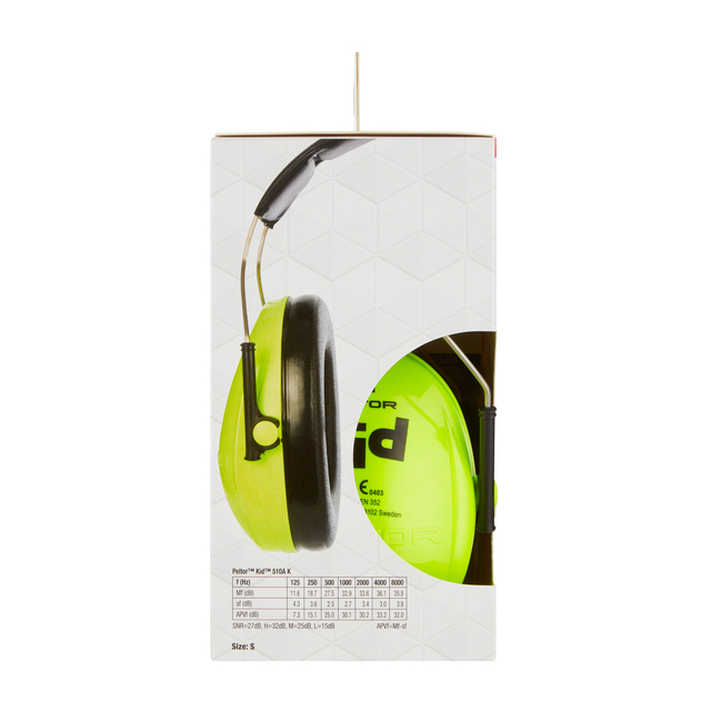 Earmuffs  3M Peltor for Children H510AK (87-98 dB) Neon Green