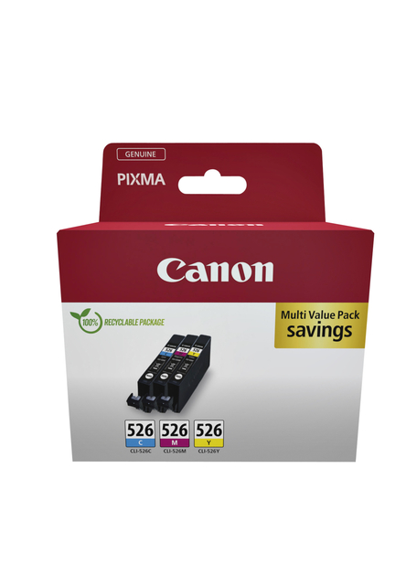 CANON CLI-526 C/M/Y ink cartridge combo