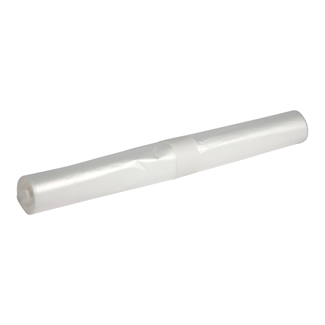 Afvalzak Propsac LDPE T60R 80x110cm 140L transparant rol à 20 stuk