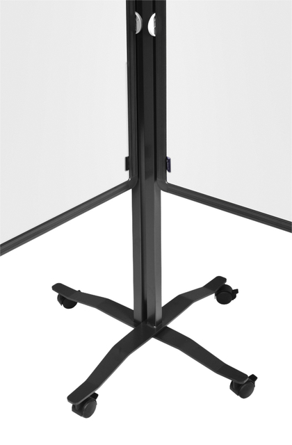 Scheidingswand + whiteboard Legamaster Premium Plus 150x120cm geëmailleerd staa