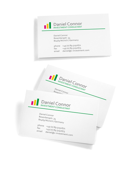 Business cards Sigel 3C 225grs white 100 pieces