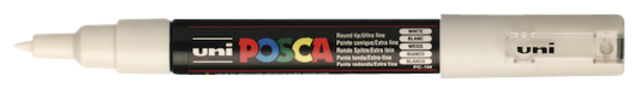 Paint marker Posca PC1MC extra fine white