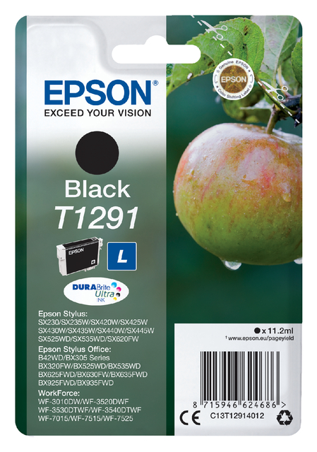 EPSON T1291 ink cartridge Black 11,2 ml