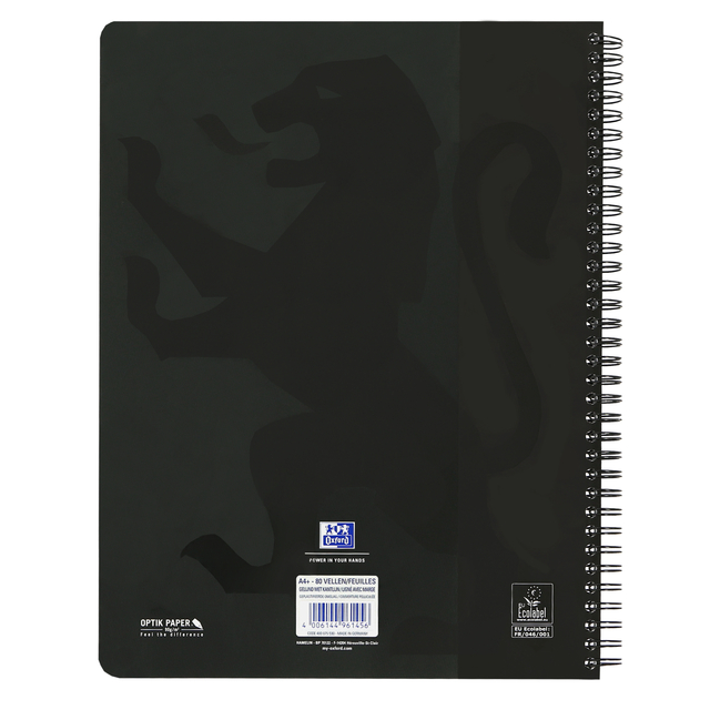 Collegeblok Oxford School A4+ lijn 23-gaats 160 pagina's 80gr voordeelpak assorti 3 stuks