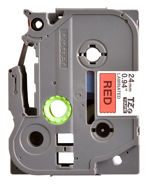 Brother 24mm Gls Tz BlkOnRed Tpe TZE451
