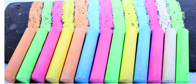 Stoepkrijtverf Creall Chalk Paint 6 kleuren à 250m