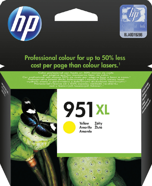 HP 951XL Ink Cart HY Yellow CN048AE