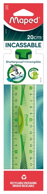 RULER MAPED WITH GRIP SOFT 20CM