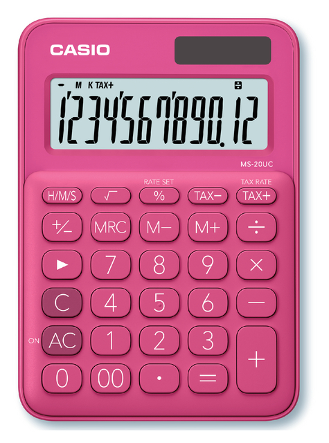 DESK CALCULATOR CASIO MS-20UC RED
