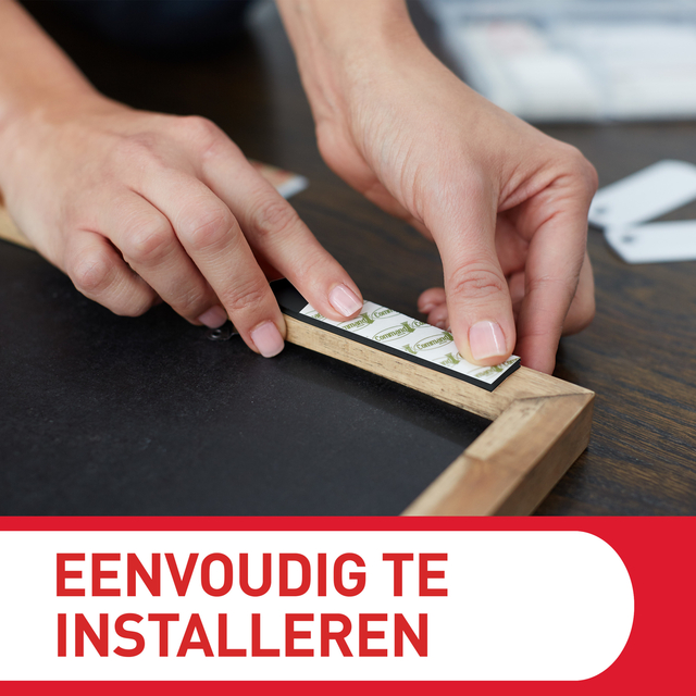Bevestigingsstrip Command klik vast klein 1,8kg wit