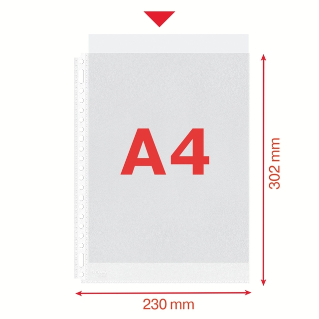 Showtas Esselte 0.08mm 21-gaats A4 mat 100 stuks