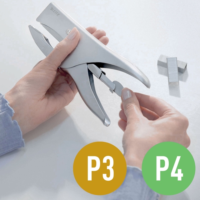 Stapling Pliers Leitz back loader P3 40 sheets silver