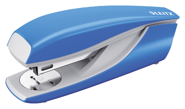 stapler Leitz NeXXt WOW metal 30 sheets light blue
