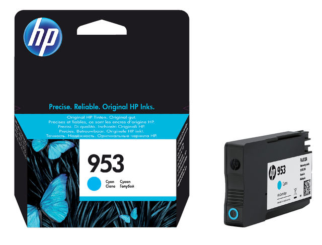 HP 953 Ink Cartridge Cyan F6U12AE