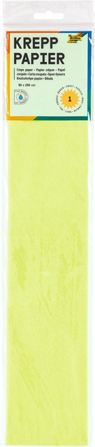 Crêpepapier Folia 250x50cm nr145 lichtgroe