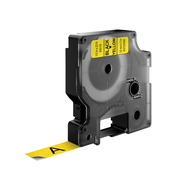 Dymo 4500 Tape Blk/Yell 45018/S0720580
