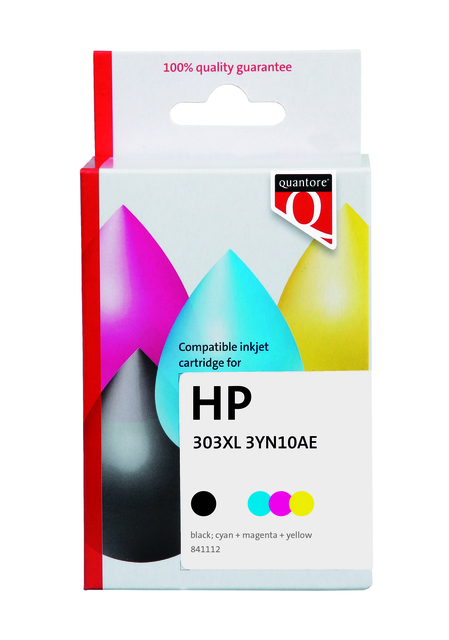 Inkjet cartridge Quantore HP 3YN10AE 303XL black + color