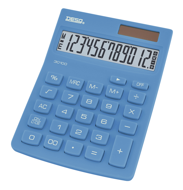 Rekenmachine Desq Compact sky blue