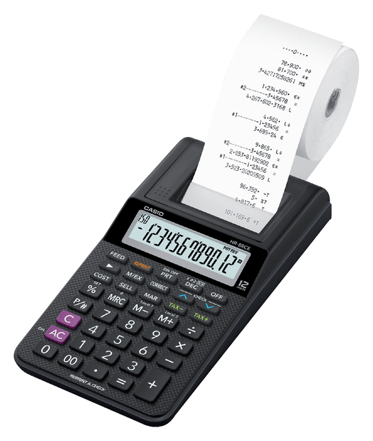 PRINTING CALCULATOR CASIO HR-8RCE