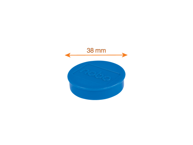 Magneet Nobo 38mm assorti 10 stuks