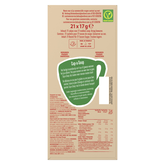 Cup-a-Soup Knorr champignon crème 21x175m