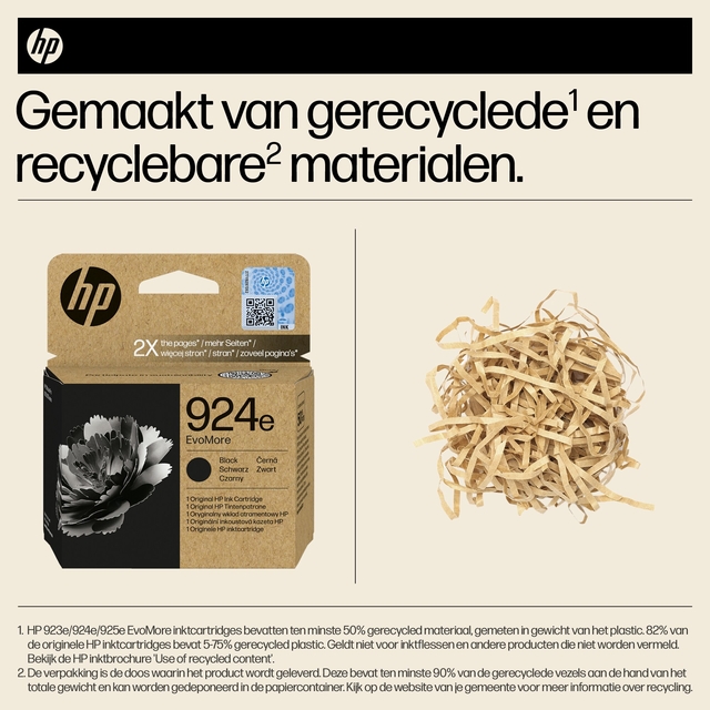 Inktcartridge HP 4K0V0NE 924E Evomore zwart