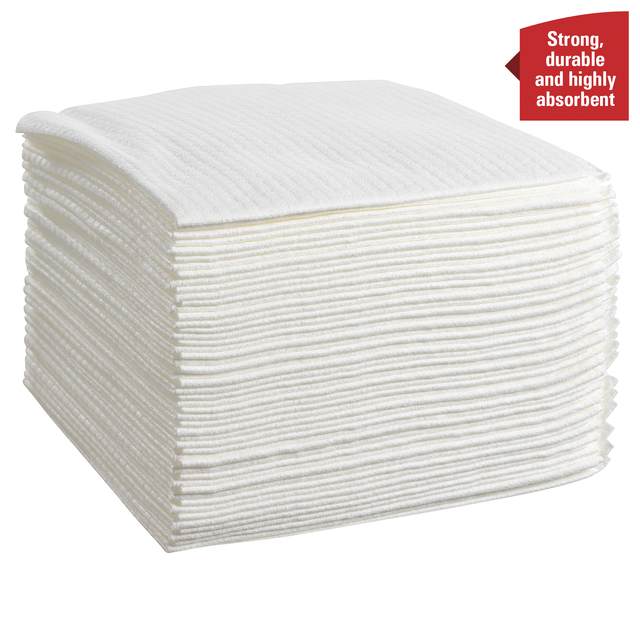 Poetsdoek WypAll X80 PowerClean 305x317mm 4x50vel wit 8388