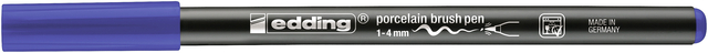 Brushpen edding 4200 porselein blauw