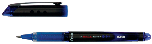 V-Ball Grip 10 - Liquid Ink Rollerball - Blue - Broad Tip